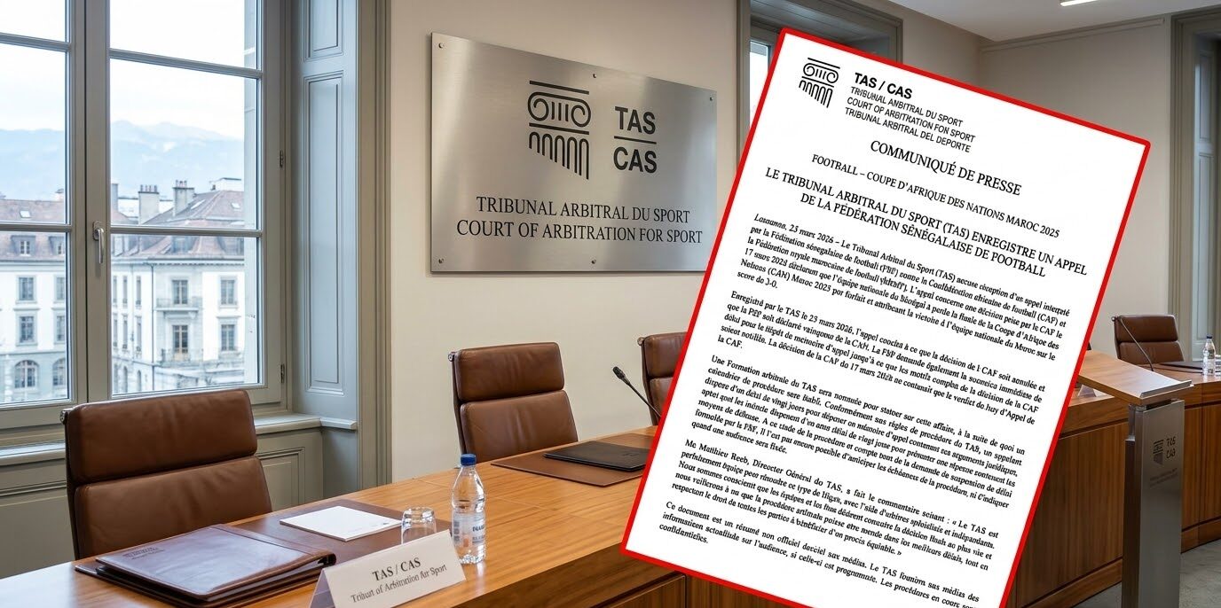 Tribunal arbitral du sport : évolution majeure dans l&rsquo;affaire Maroc-Sénégal