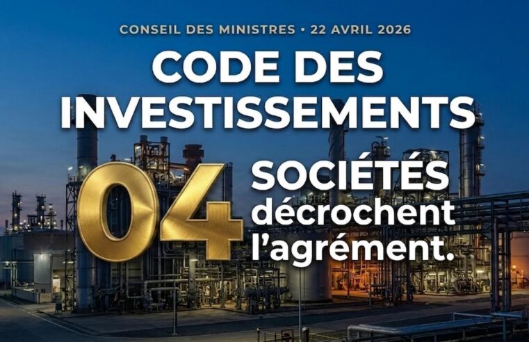 Quatre nouvelles entreprises boostent l&rsquo;industrie béninoise grâce au code des investissements