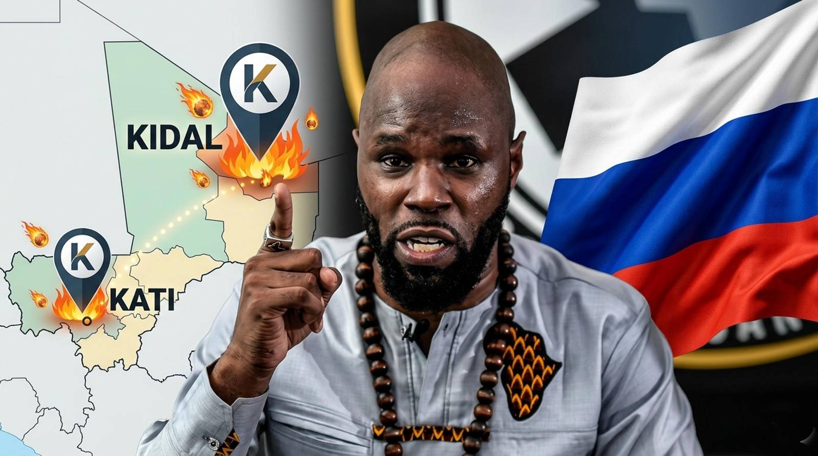 Mali : les failles du pacte avec Moscou et les doutes de Kemi Seba