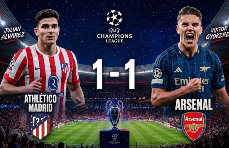 Suspense total entre l&rsquo;Atlético et Arsenal après un duel tactique au Metropolitano