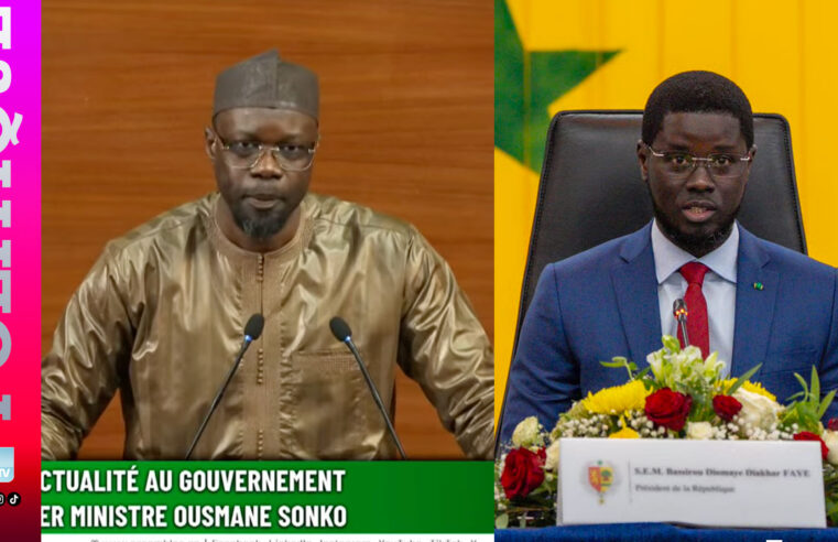 Crise des fonds politiques au Sénégal : sonko contre diomaye sur la réforme des finances