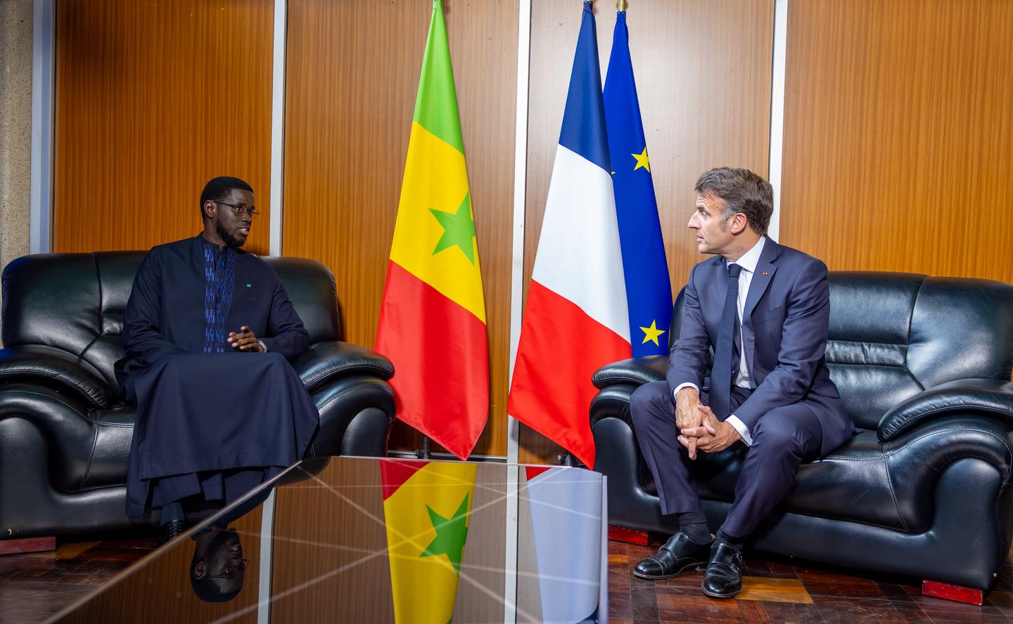 Diomaye faye et macron discutent coopération Sénégal-France à Nairobi