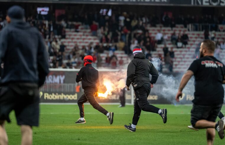 Ligue 1 : l&rsquo;ogc nice privé de supporters pour son barrage contre saint-Étienne