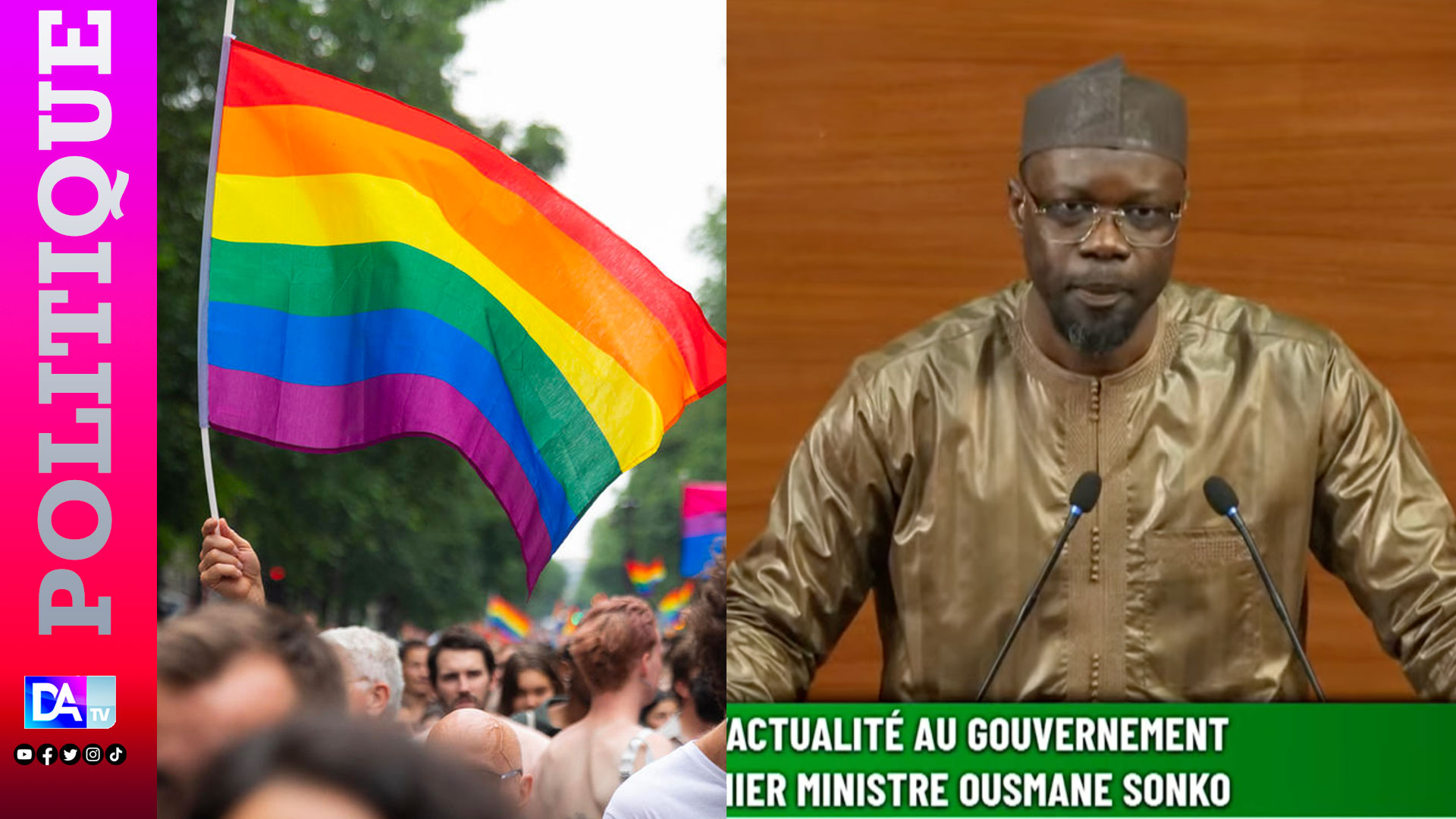 Ousmane sonko défend une loi stricte contre les actes contre nature au Sénégal