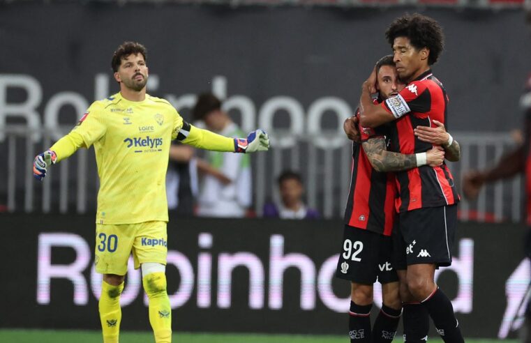 Barrage ligue 1 ligue 2 : nice sauve sa place dans l&rsquo;élite après une victoire 3-1 face à saint-etienne