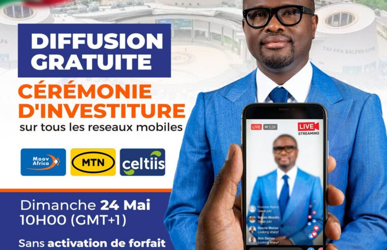 Investiture présidentielle au Bénin : un événement historique retransmis en direct sur mobile