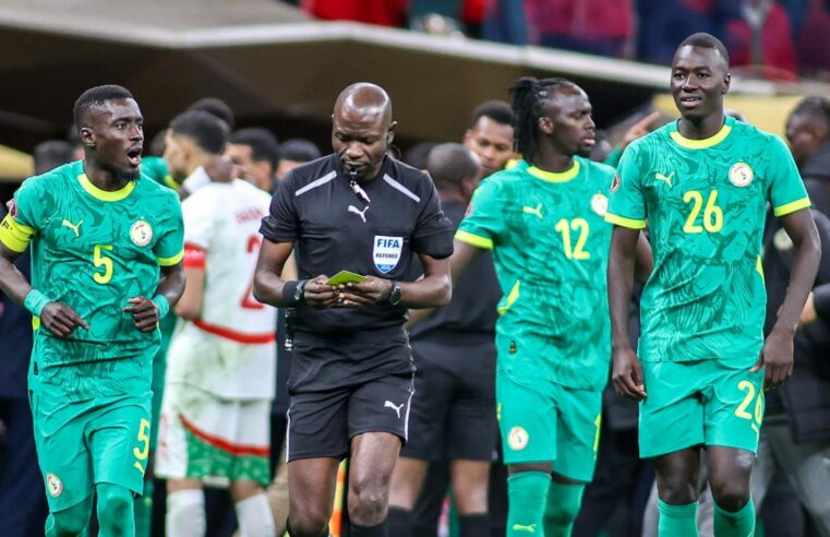 Sanction arbitre can Maroc Sénégal par fifa
