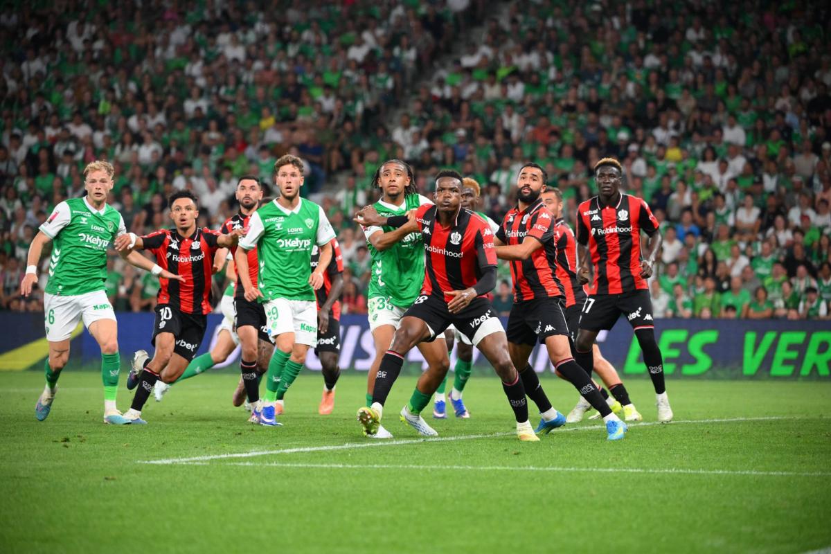 Nice face à son destin en Ligue 1 contre Saint-Étienne