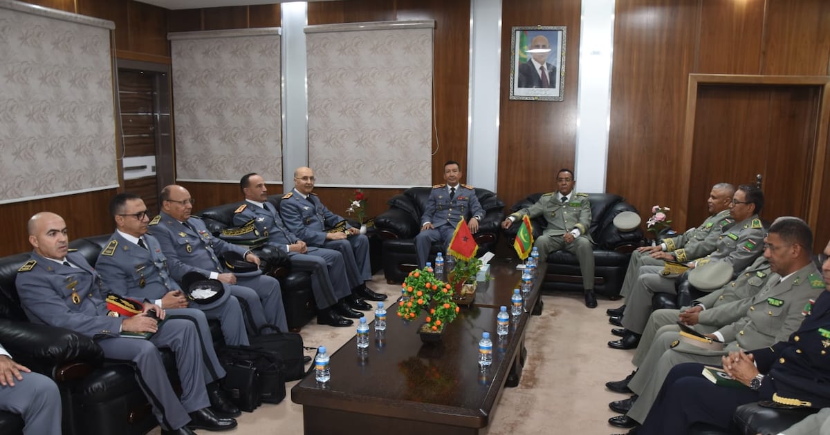 Visite officielle d&rsquo;une délégation marocaine en Mauritanie : renforcement des liens militaires