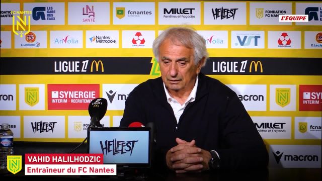 Football : Vahid Halilhodzic bouleversé après l&rsquo;arrêt du match nantes-toulouse
