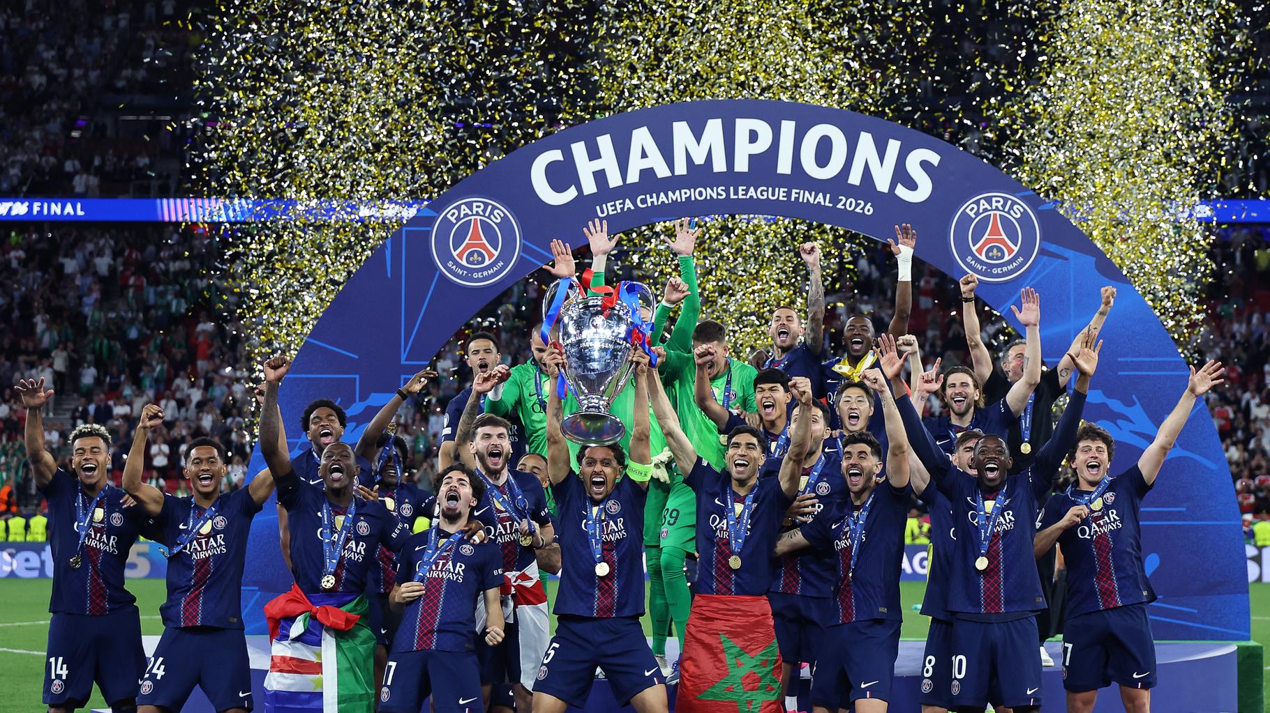 Psg sacré pour la deuxième fois de suite en ligue des champions