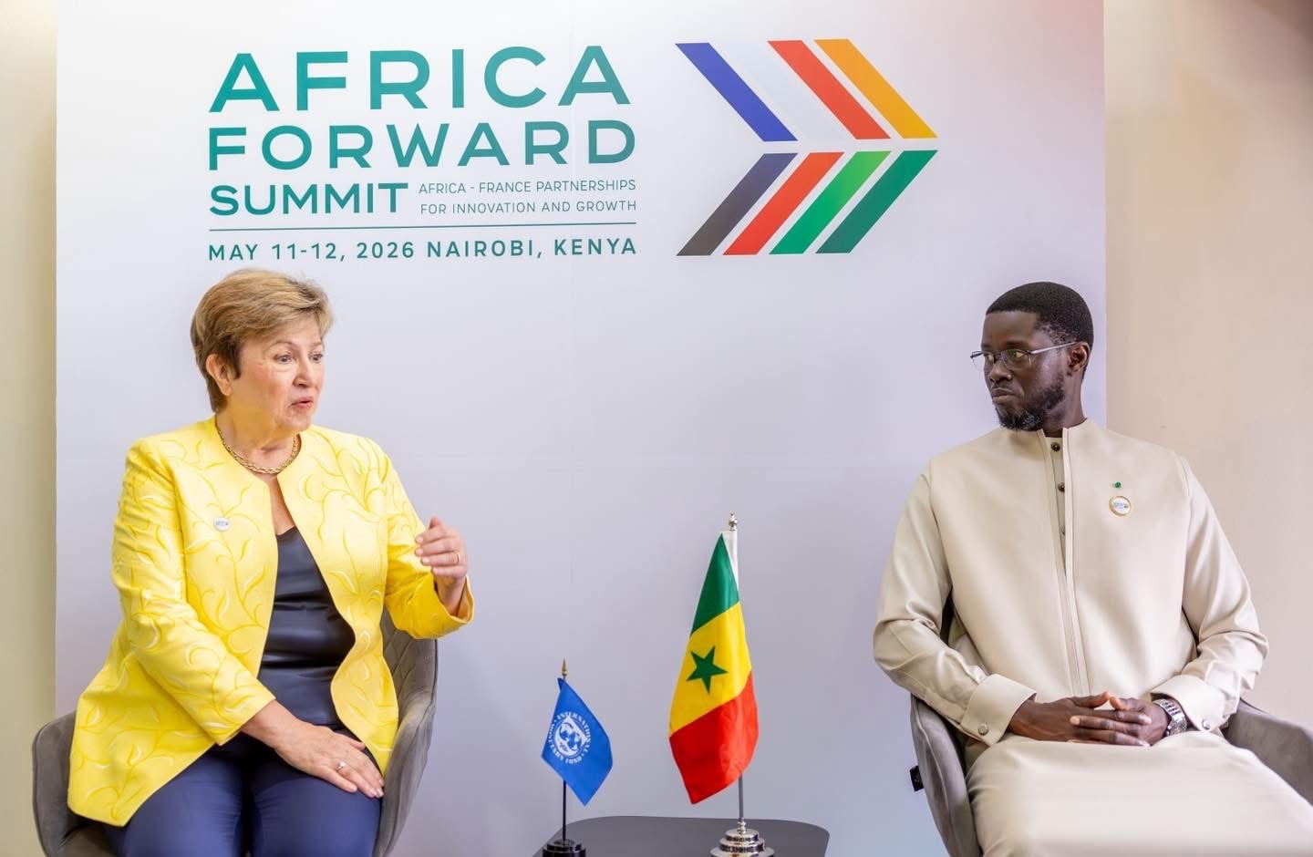 Kristalina Georgieva et le président Diomaye Faye abordent la dette et les réformes économiques du Sénégal