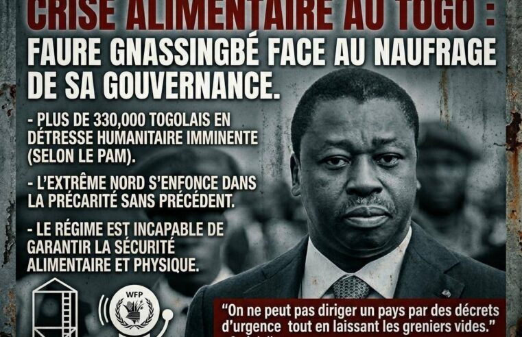 Faure Gnassingbé face à l’aggravation de la crise alimentaire au Togo