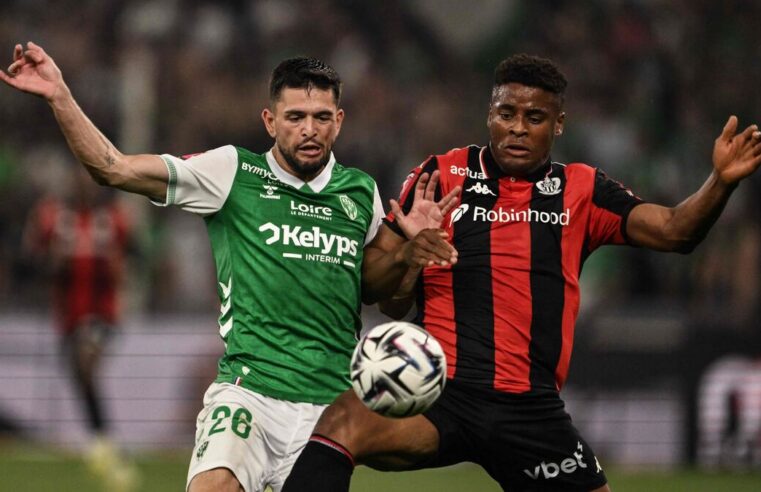Barrage Ligue 1 : Saint-Étienne et Nice se séparent sur un score nul 0-0