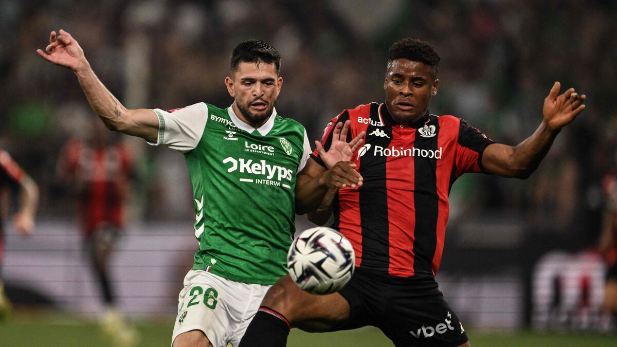 Barrage Ligue 1 : Saint-Étienne et Nice se séparent sur un score nul 0-0