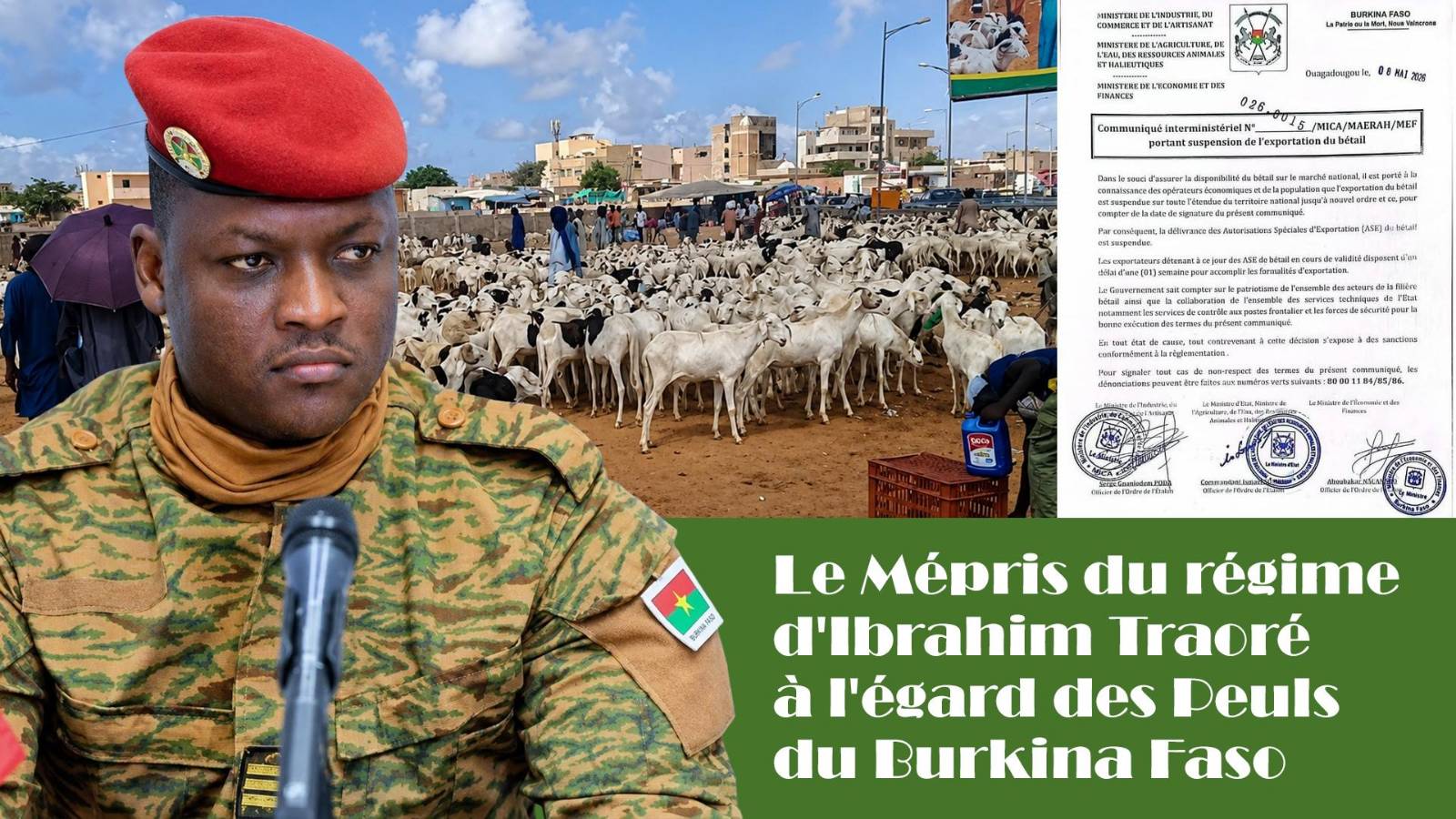 Burkina Faso : les Peuls sous pression entre violences et asphyxie économique