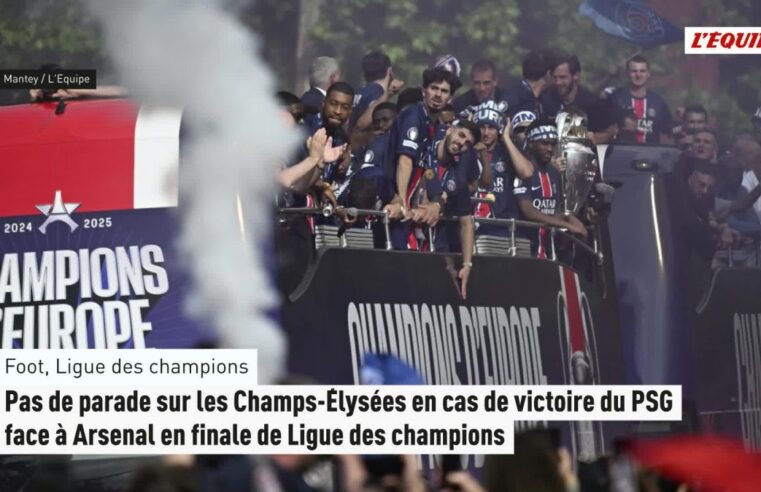 Psg : pas de défilé sur les champs-élysées en cas de victoire en ligue des champions