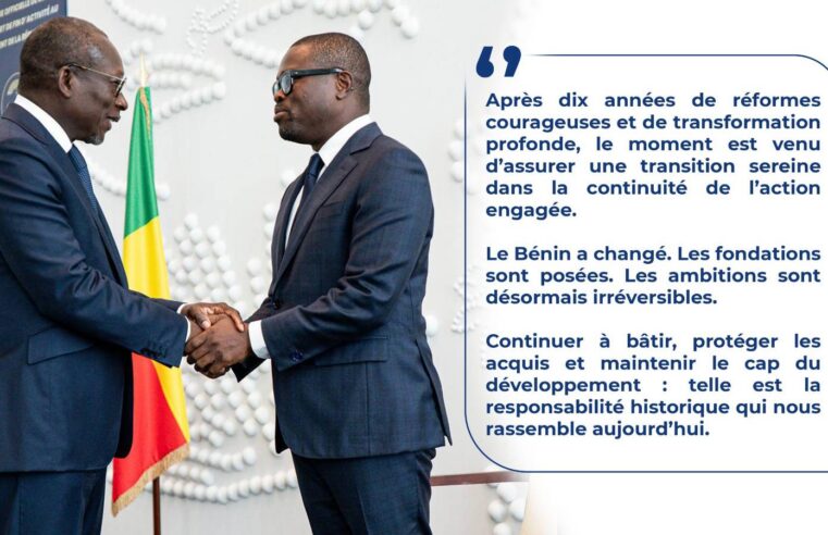 Le Bénin dit adieu à l&rsquo;ère talon, un bilan et un nouveau départ