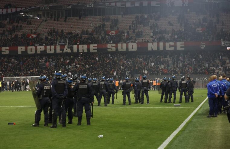 Nice privé de public : deux matchs à huis clos après les incidents contre Metz