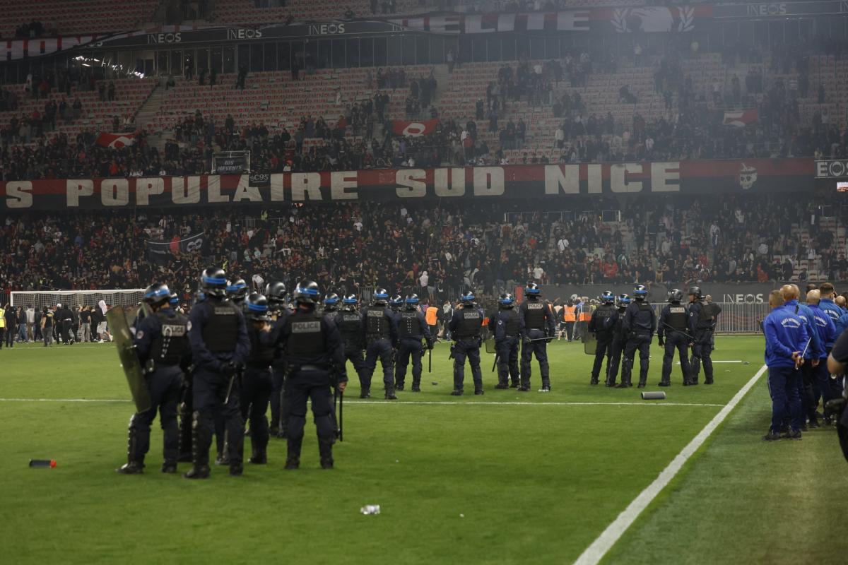 Nice privé de public : deux matchs à huis clos après les incidents contre Metz