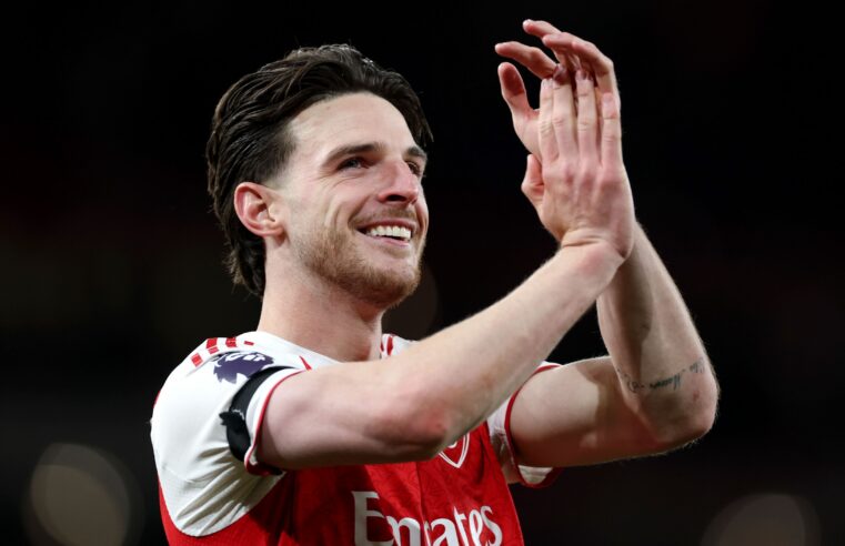 Declan rice révèle son stress extrême avant le titre historique d&rsquo;arsenal