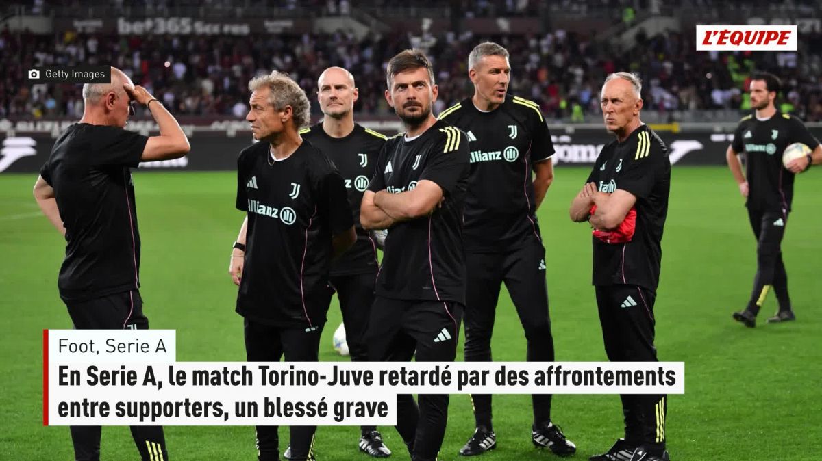 Derby turinois torino juve interrompu à cause de violences entre supporters
