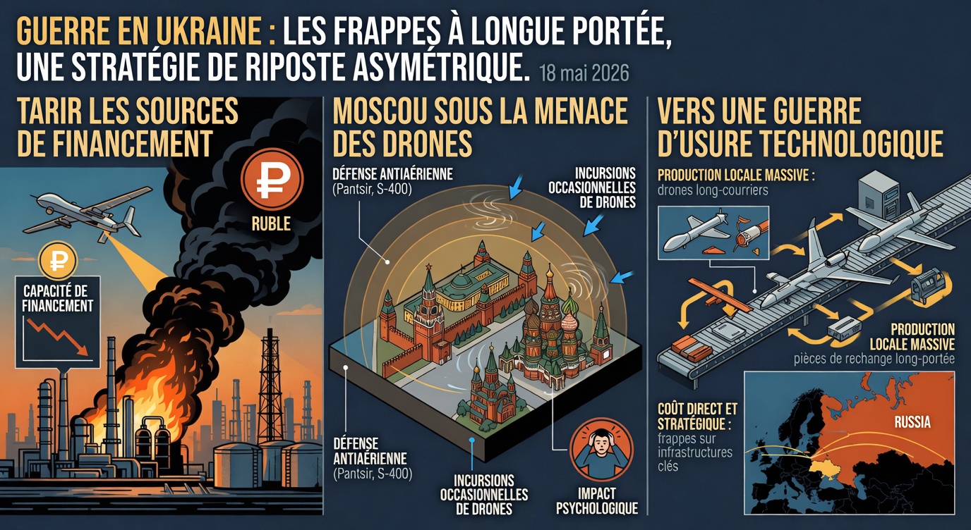 Frappes ukrainiennes en Russie : une stratégie de pression sur Moscou