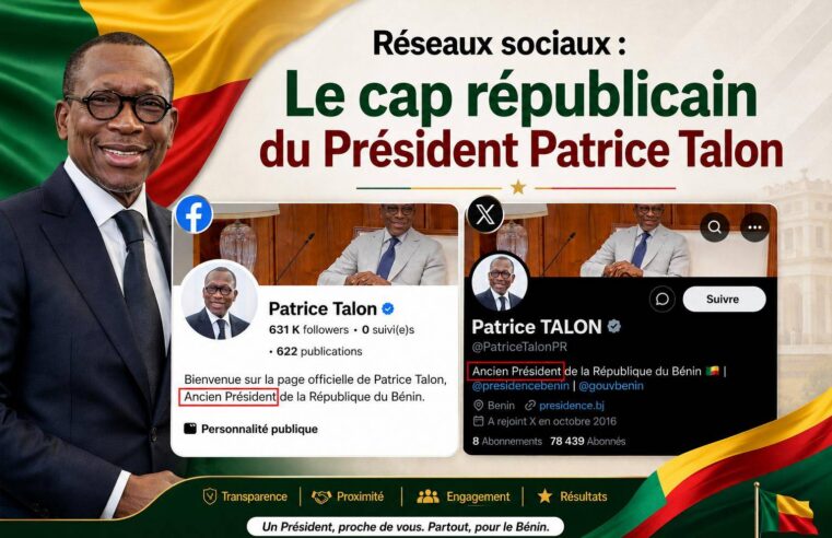 Le président talon prône une utilisation responsable des réseaux sociaux