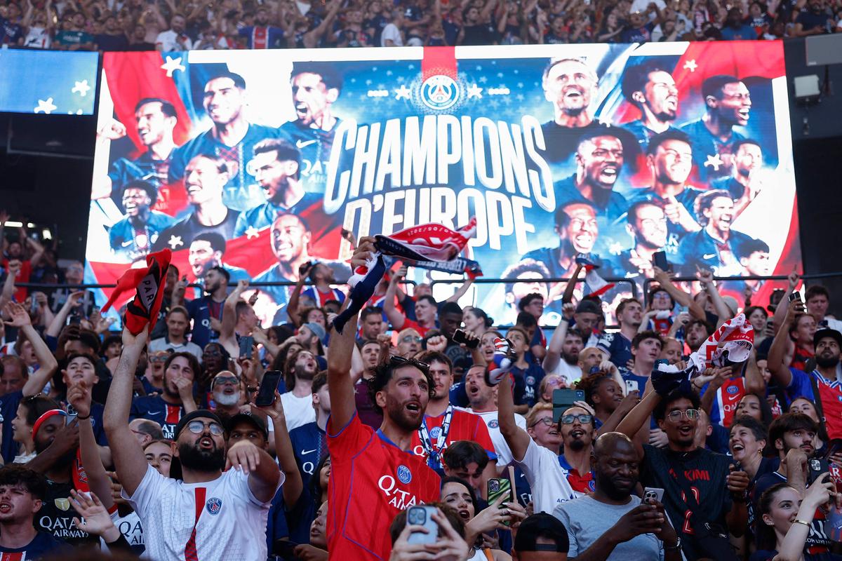 Record d&rsquo;audience pour le psg en finale de ligue des champions