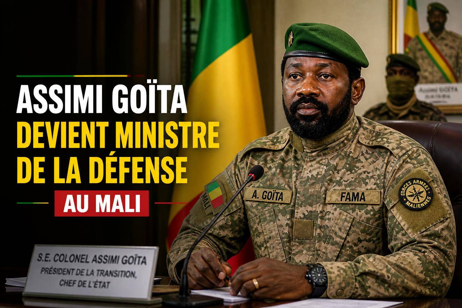 Mali : assimi goïta concentre tous les pouvoirs face à l&rsquo;échec sécuritaire