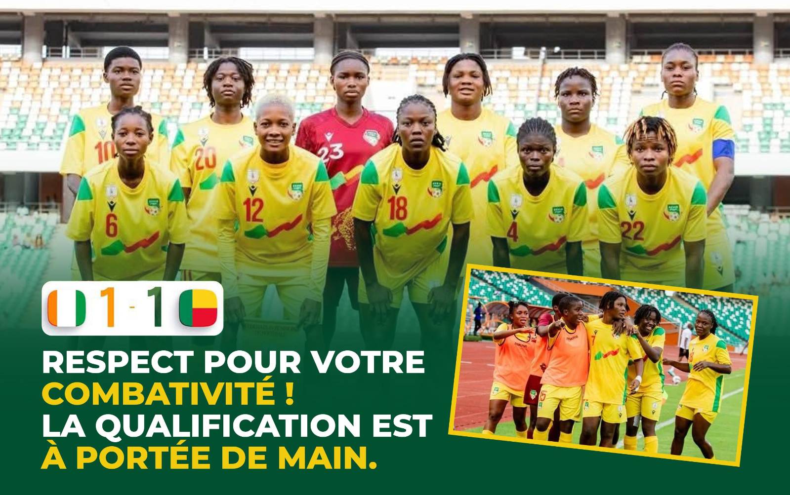 Amazones du Bénin : un match nul historique en Côte d&rsquo;Ivoire