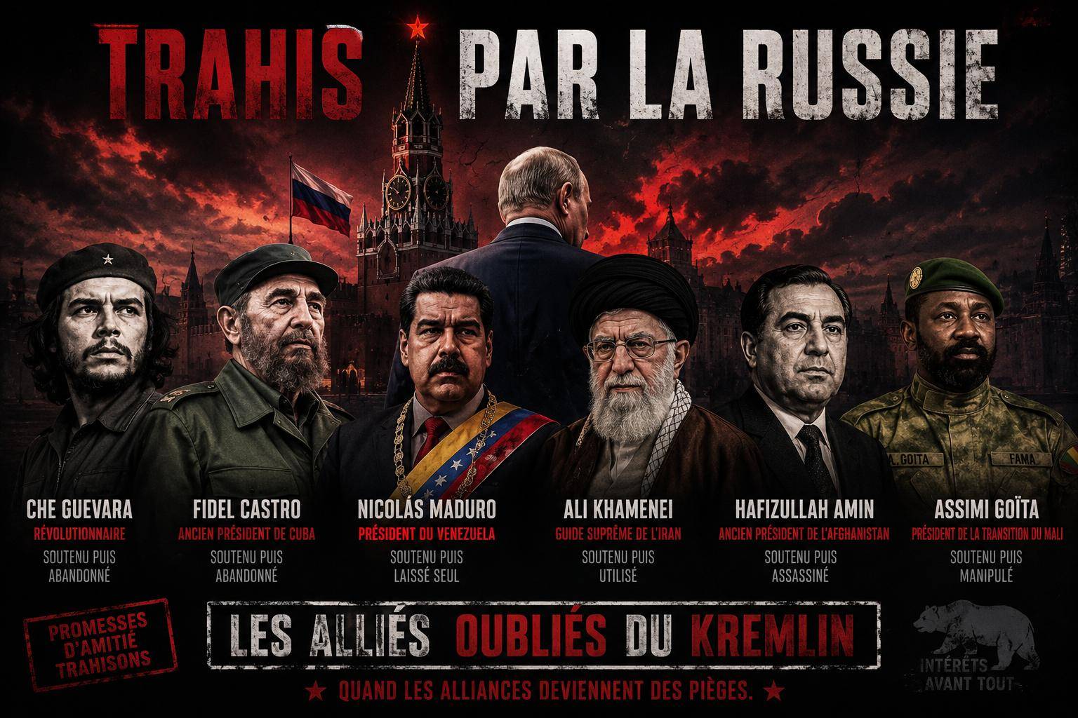Stratégie russe : pourquoi le Kremlin reste silencieux face aux crises de ses alliés