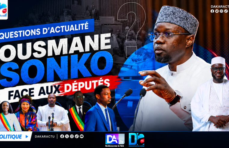Les députés interrogent le Premier ministre Ousmane Sonko en séance plénière