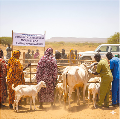 Campagne de vaccination du bétail au Niger