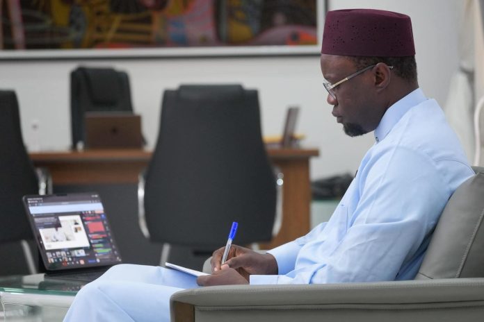 ousmane sonko et diomaye président