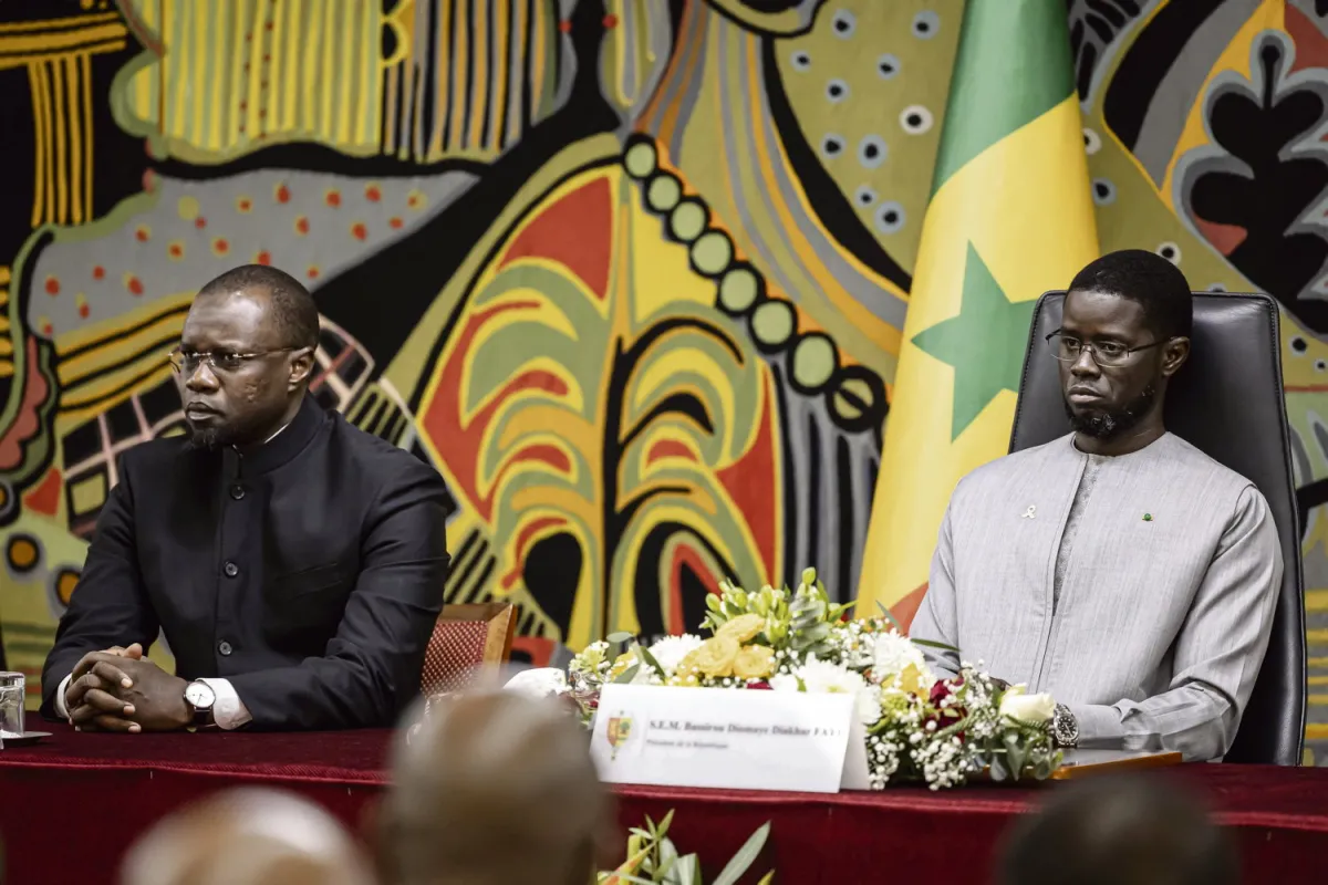Portrait officiel de Bassirou Diomaye Faye et Ousmane Sonko