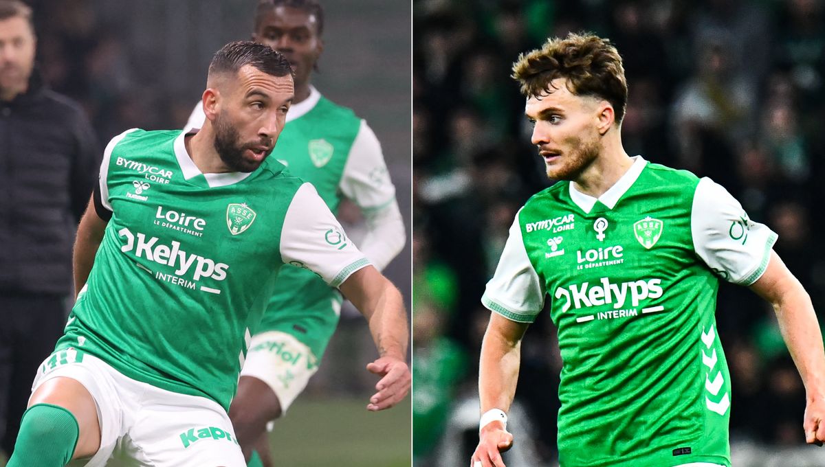 Florian Tardieu et Ben Old, joueurs de l'ASSE
