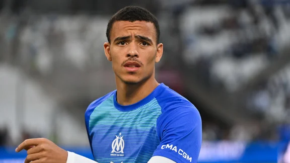 Mason Greenwood, joueur de l'OM, en action