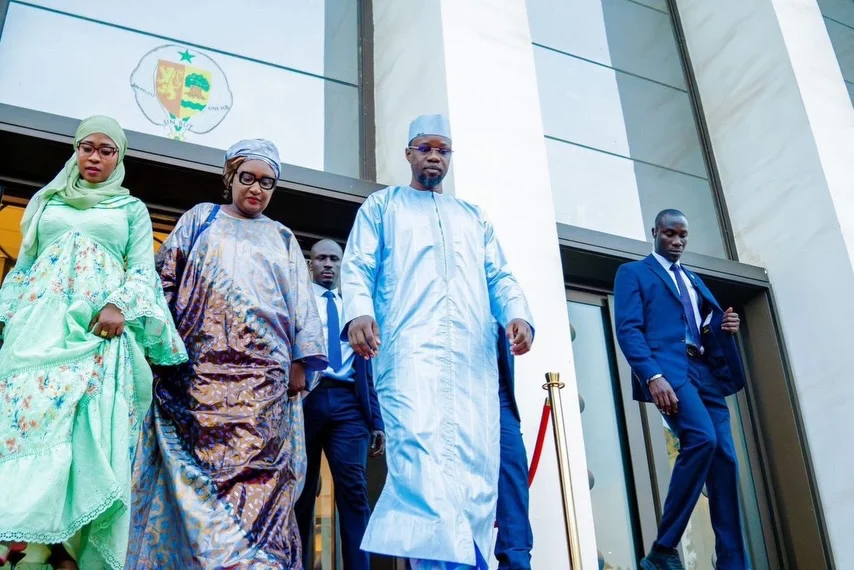 Ahmadou Al Aminou Lo lors de la passation de service