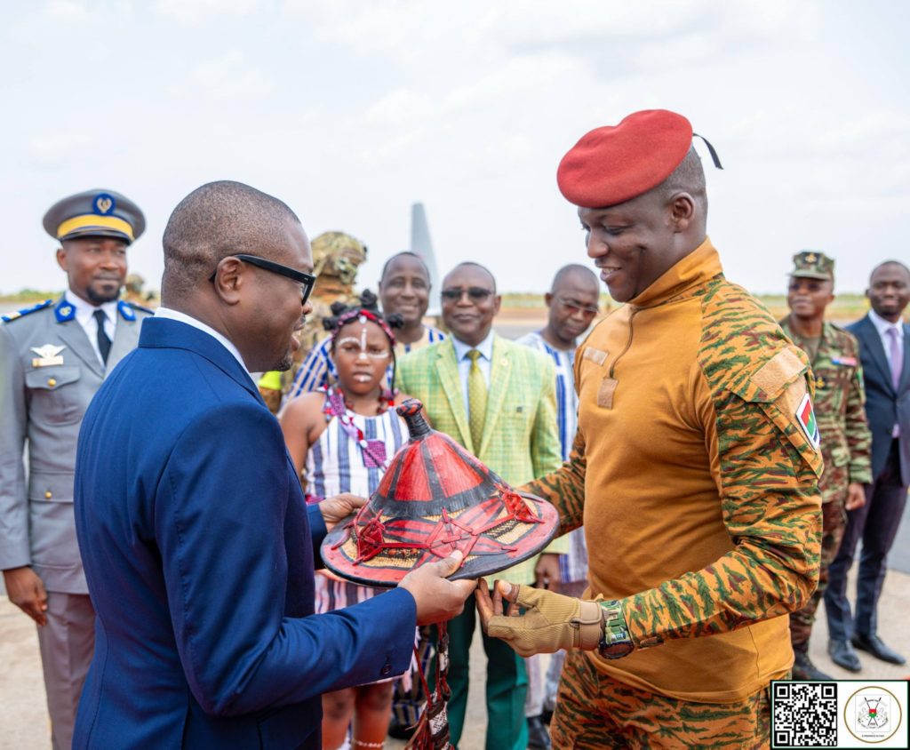 Visite officielle du président béninois Romuald Wadagni au Burkina Faso