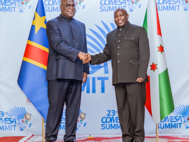 Diplomatie régionale : le président burundais Évariste Ndayishimiye en visite d&rsquo;état à Kinshasa