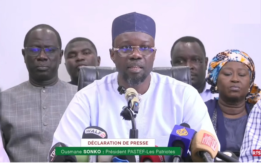 Sonko annonce une déclaration majeure pour le Sénégal
