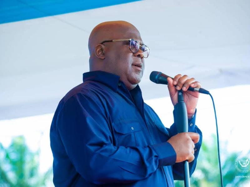 Félix Tshisekedi à Houston : unité nationale et fierté après le match nul des Léopards