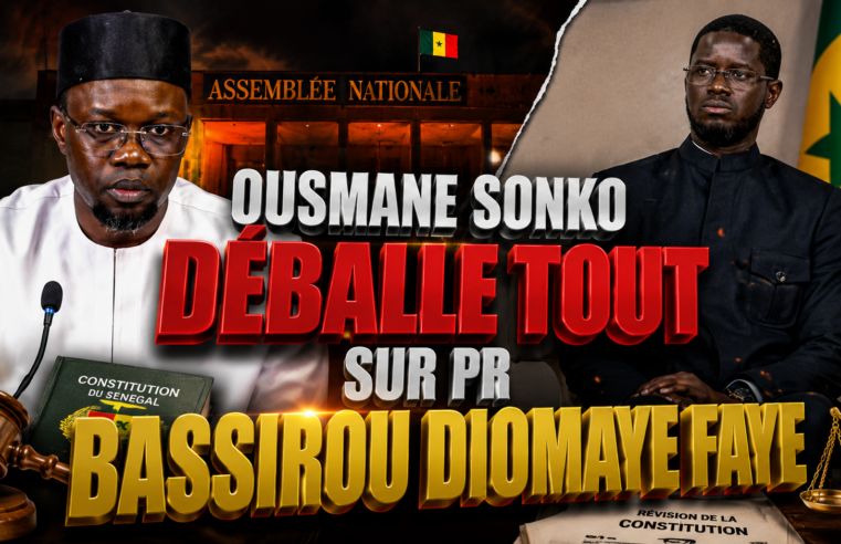 Ousmane Sonko accuse Bassirou Diomaye Faye de tripatouillage constitutionnel