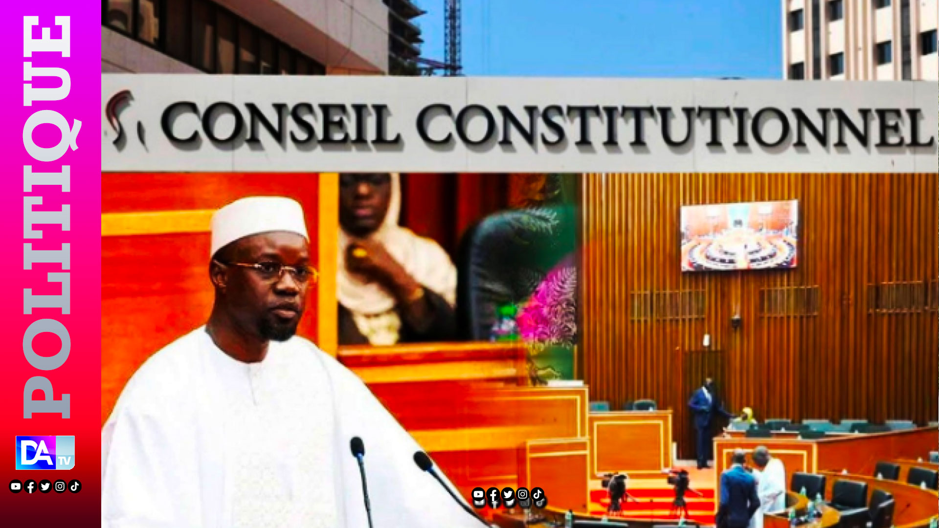 Statut d&rsquo;Ousmane Sonko : le FDR dénonce une décision du Conseil Constitutionnel