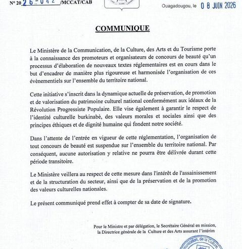 Burkina Faso: la suspension des concours de beauté, un révélateur autoritaire