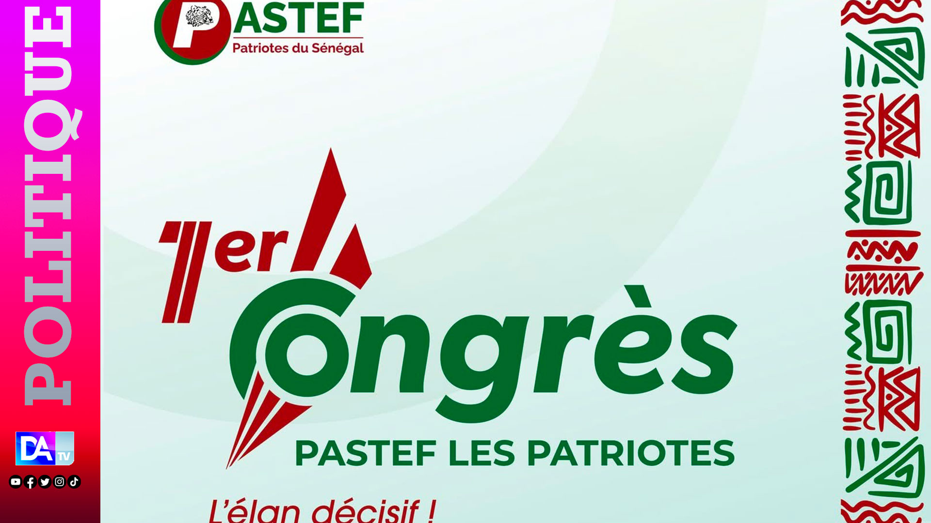 Congrès du Pastef : Ousmane Sonko définit l&rsquo;identité politique du parti