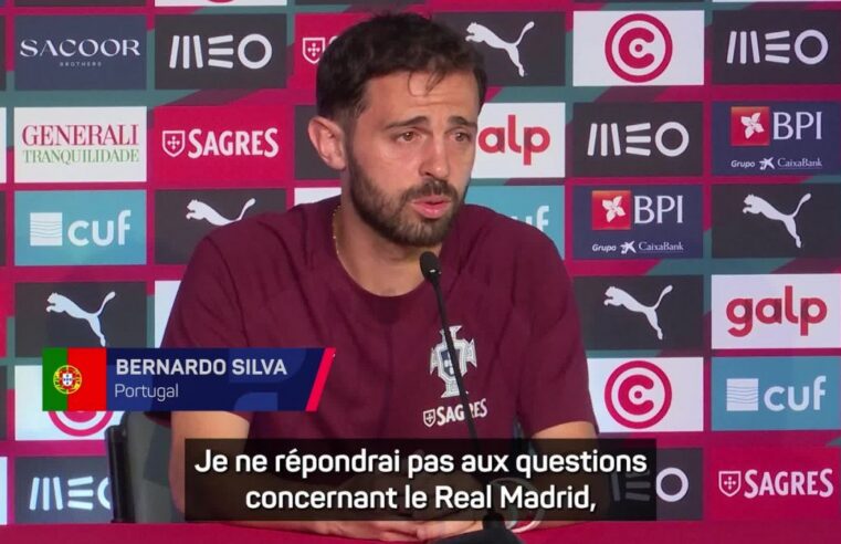 Bernardo Silva se dit ravi de rejoindre le Real Madrid avant le choc Portugal-Croatie