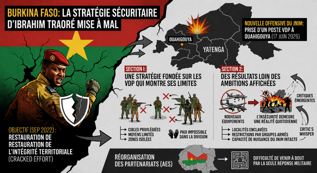 Burkina Faso : l&rsquo;offensive du JNIM à Ouahigouya met en lumière les failles de la stratégie d&rsquo;Ibrahim Traoré