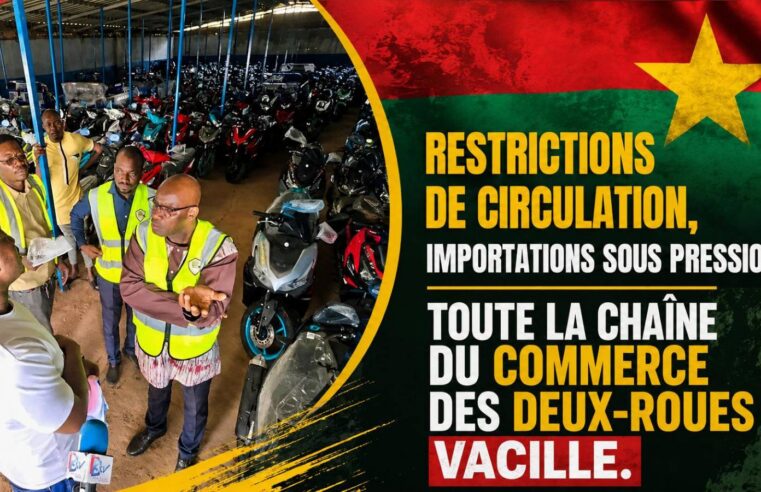 Burkina Faso : la régulation des deux-roues asphyxie le commerce local